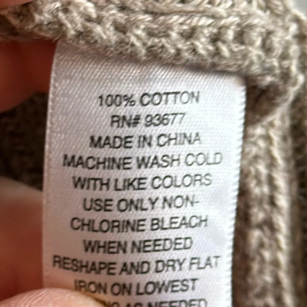 A.N.A medium cardigan sweater 22 p2p 28” length front pockets preowned - Picture 5 of 6